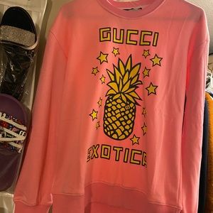GUCCI PINEAPPLE PRINT SWEATSHIRT